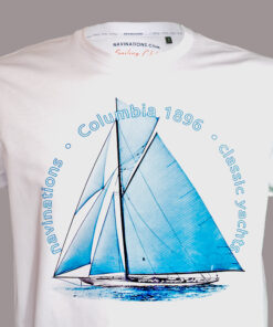 Koszulka żeglarska Classic yachts Columbia Blue