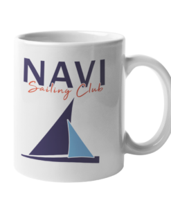 Kubek żeglarski z napisem NAVI Sailing Club