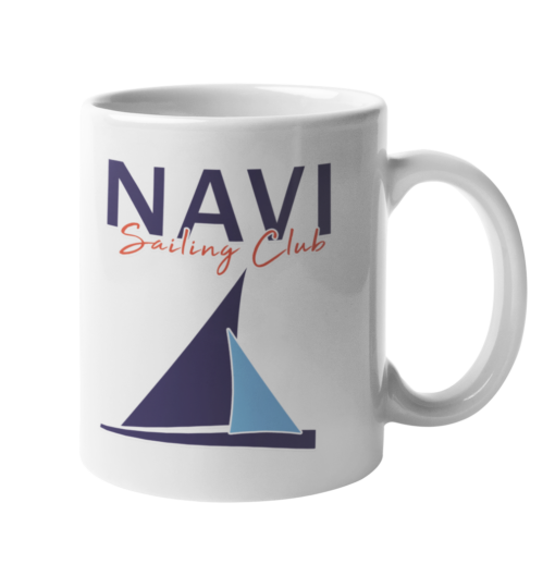 Kubek żeglarski z napisem NAVI Sailing Club