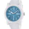 Zegarek żeglarski Nautica N83 Ayia Triada NAPATS302 – niebieska tarcza, biały pasek, 44 mm, WR 50 m