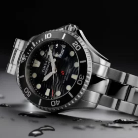 Zegarek żeglarski Timex Deepwater TW2W82000 – diver 200M na bransolecie stalowej