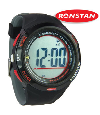 Ronstan ClearStart RF4055 50mm czarny – zegarek regatowy ClearStart, widok pod kątem