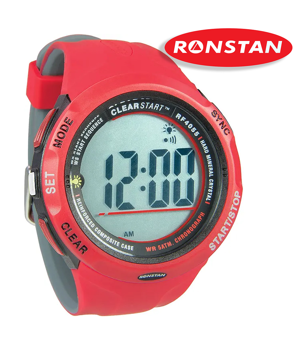 Ronstan ClearStart RF4055 50mm czerwony – zegarek żeglarski stoper regatowy