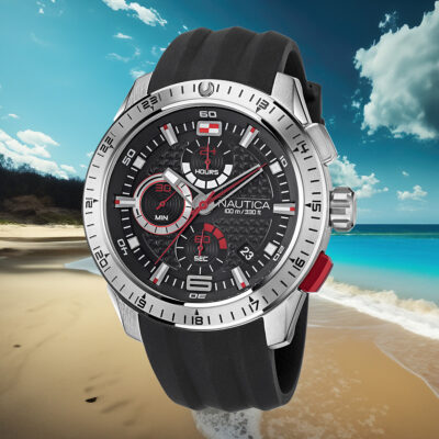 Zegarek żeglarski Nautica NAPNSF109 sportowy chronograf 100 m