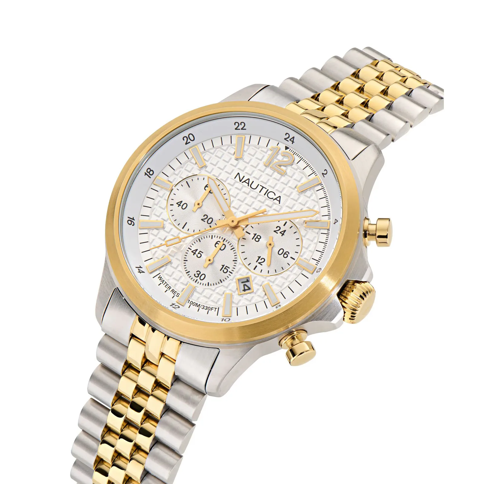 Nautica NAPBOF408 Blue Ocean – ujęcie pod kątem, bransoleta dwukolorowa