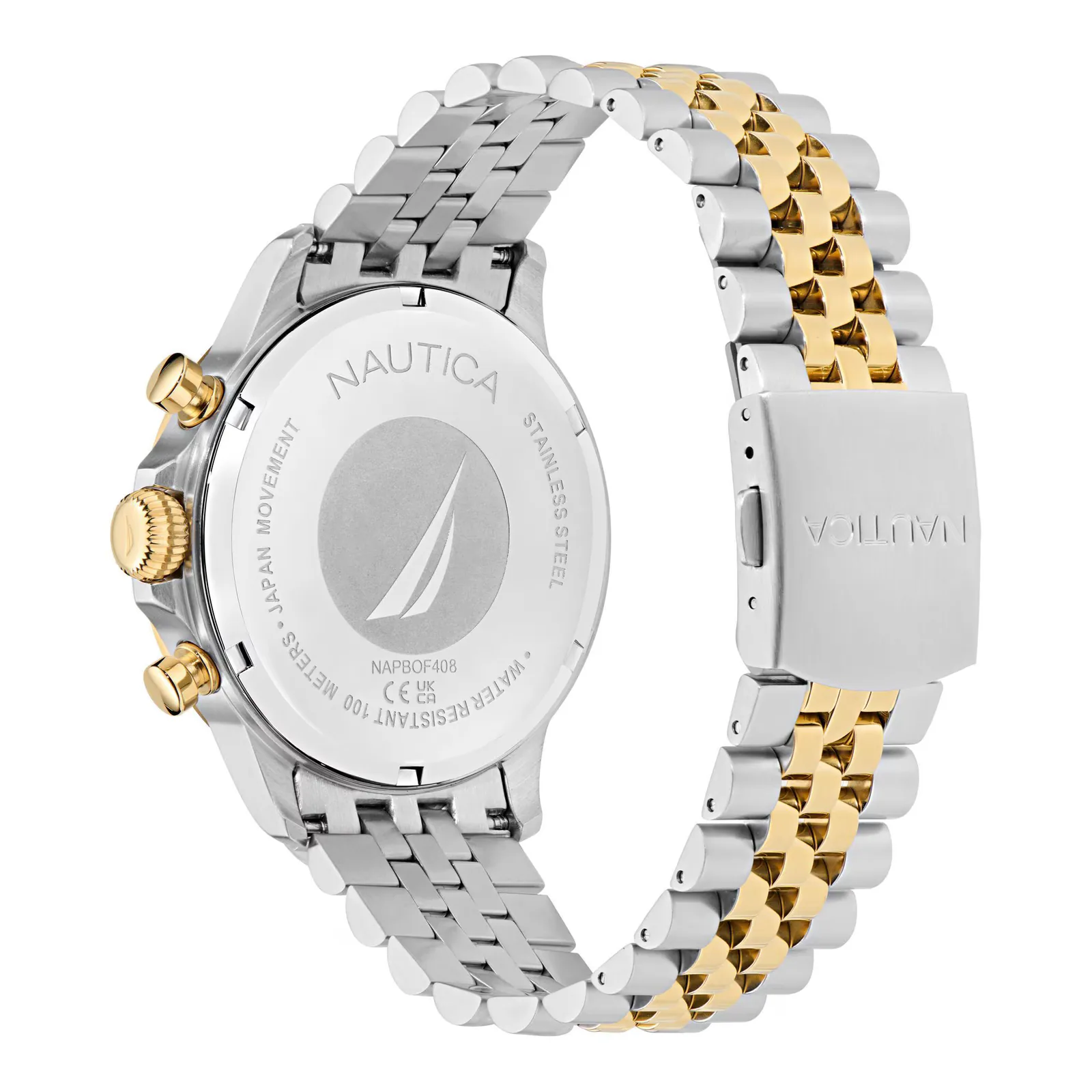 Nautica NAPBOF408 – dekiel koperty i zapięcie bransolety