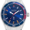 Zegarek żeglarski Nautica NAPFWS004 N83 Finn World – przód, stalowa bransoleta