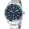 Zegarek żeglarski Nautica NAPFWS502 Finn World – bransoleta stalowa, przód