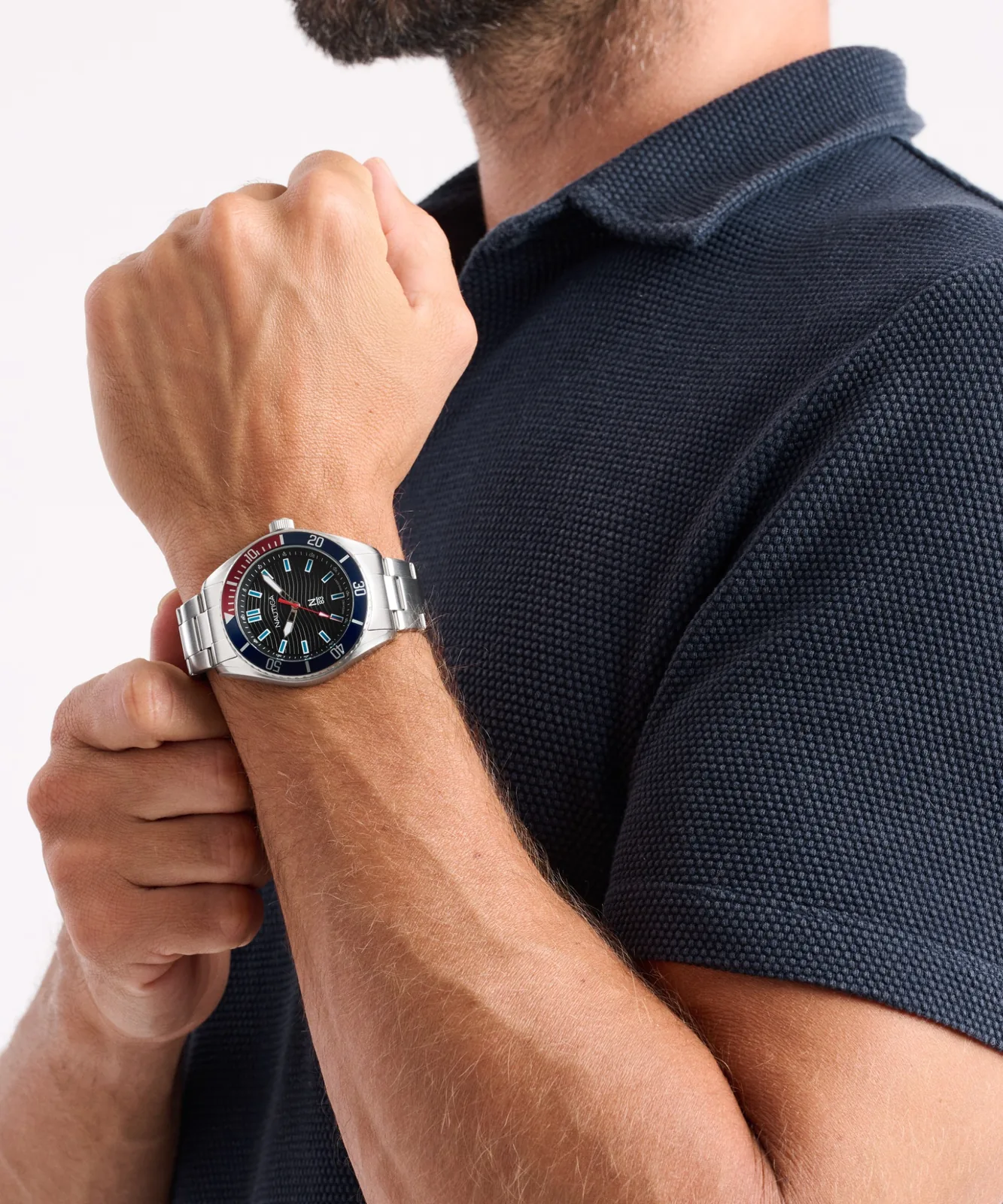 Nautica NAPFWS503 – zegarek na nadgarstku, styl marine