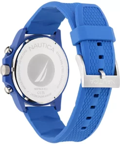 Nautica NAPNOF4S3 – ujęcie pod kątem, niebieski pasek i koperta