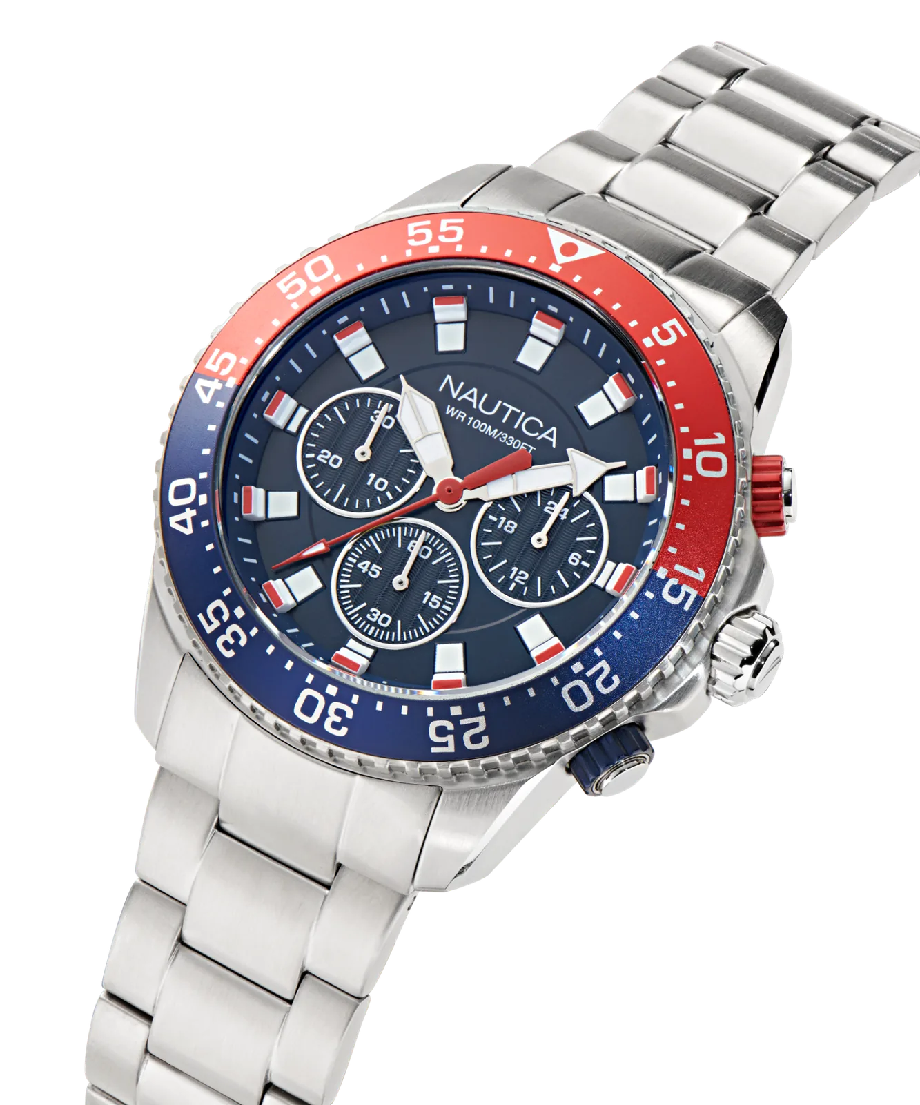 Nautica NAPNOF503 – ujęcie pod kątem, chronograf w stylu marine