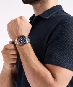 Nautica NAPNOF503 – zegarek na nadgarstku, stalowa bransoleta