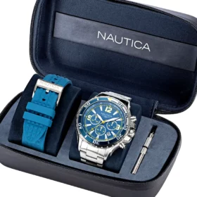 Zegarek żeglarski Nautica NAPNSS219 – Chronograf Box Set