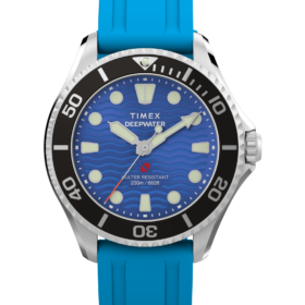Timex Deepwater Meridian 200 TW2Y40400 – 38 mm, WR 200 m, szafir