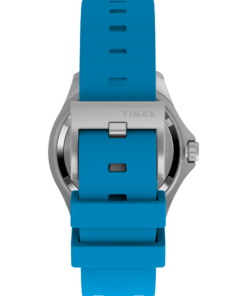 Timex Deepwater Meridian 200 38 mm TW2Y40400 â€“ widok z tyłu, pasek HNBR i zapięcie