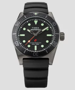 Timex Deepwater Reef 200 41 mm TW2W74700 – widok z przodu, tarcza i bezel