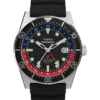 Timex Deepwater Reef 200 GMT TW2W75000 – przód (tło transparentne), tarcza z GMT i bezel nurkowy.