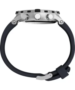 Timex Expedition Tide-Temp-Compass TW2V22100 – profil koperty i przyciski funkcyjne (widok z boku)