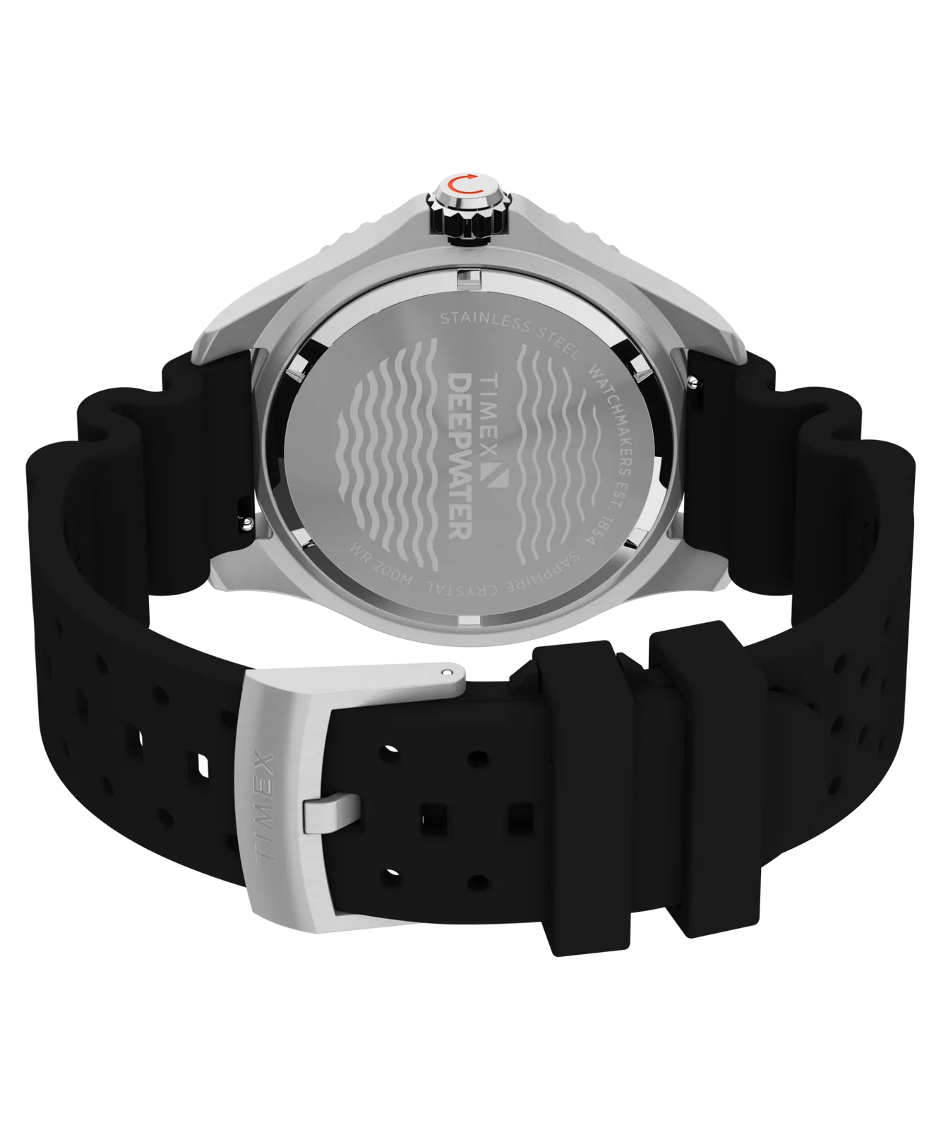 Zegarek Timex TW2W81600 – tył – dekiel i uszy koperty