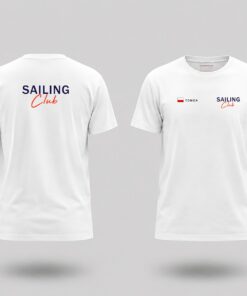T-shirt na rejs SAILING Club — komplet załogi z imieniem