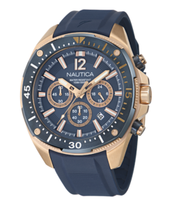 Zegarek żeglarski Nautica NAPBSS503 – Zegarek żeglarski Nautica NAPBSS503 – BFC Chronograph — widok z przodu, pełny zegarek