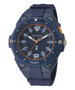 Zegarek żeglarski Nautica NAPCNS502 – Zegarek żeglarski Nautica NAPCNS502 – Coronado Bay 3-Hand — widok z przodu, pełny zegarek