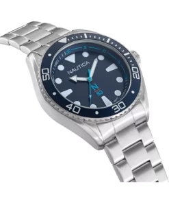 Zegarek żeglarski Nautica NAPFWF118 N83 Finn World Diver Stainless Steel – front