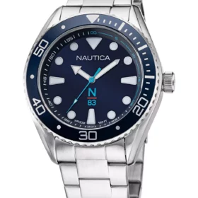 Zegarek żeglarski Nautica NAPFWF118 – N83 Finn World Diver Stainless Steel