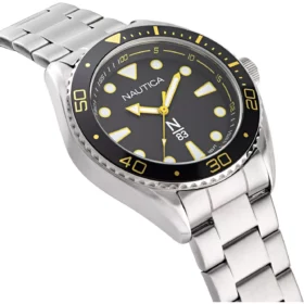 Zegarek żeglarski Nautica NAPFWS223 – N83 Finn World Stainless Steel