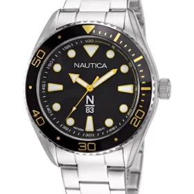 Zegarek żeglarski Nautica NAPFWS223 – N83 Finn World Stainless Steel