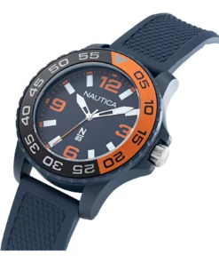 Zegarek żeglarski Nautica NAPFWS302 N83 Finn World 3-Hand Blue – front