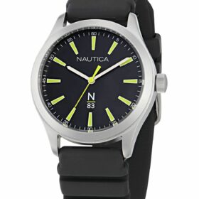 Zegarek żeglarski Nautica NAPHBF404 – Hannay Bay Wheat Fiber Strap 3-Hand (Black)