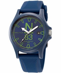Zegarek żeglarski Nautica NAPJSS223 N83 Java Sea 40mm Blue Silicone – szczegół tarczy