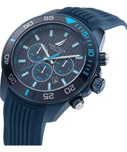 Zegarek żeglarski Nautica NAPNOS303 One Recycled Silicone Chronograph – front