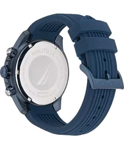 Zegarek żeglarski Nautica NAPNOS303 One Recycled Silicone Chronograph – profil