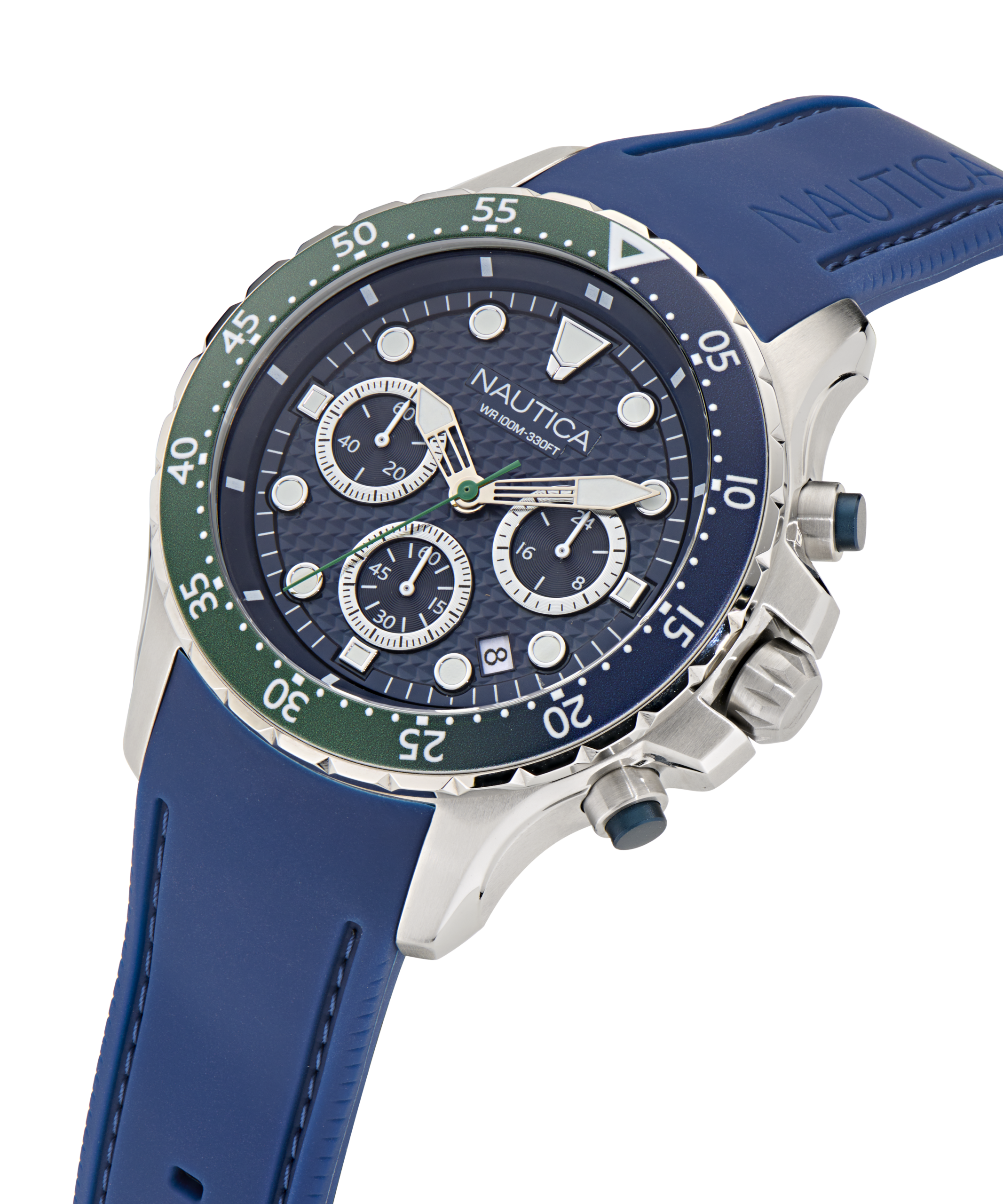 Zegarek żeglarski Nautica NAPNSF402 – Zegarek żeglarski Nautica NAPNSF402 – NST Everyday — ujęcie zegarka pod kątem (3/4)