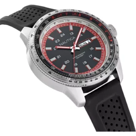 Zegarek żeglarski Nautica NAPP39S22 – Pier 39 (Grey/Black & Red/Black Silicone)