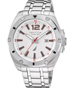 Zegarek żeglarski Nautica NAPTCS221 Tin Can Bay Multifunction White Dial – szczegół tarczy