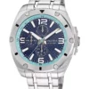 Zegarek żeglarski Nautica NAPTCS225 Tin Can Bay Multifunction Stainless Steel – szczegół tarczy