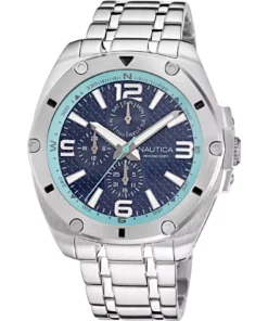 Zegarek żeglarski Nautica NAPTCS225 Tin Can Bay Multifunction Stainless Steel – szczegół tarczy
