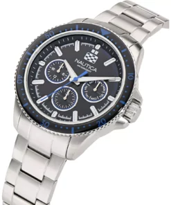 Zegarek żeglarski Nautica NAPWRF407 NCT Windrose 3-Hand Stainless Steel – front