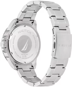 Zegarek żeglarski Nautica NAPWRF407 NCT Windrose 3-Hand Stainless Steel – profil