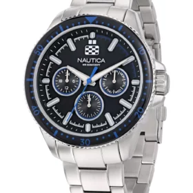 Zegarek żeglarski Nautica NAPWRF407 – NCT Windrose 3-Hand Stainless Steel (Black Dial)