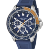 Zegarek żeglarski Nautica NAPWRS501 – WRS multifunction — widok z przodu, 46.5 mm, stal nierdzewna z recyklingu