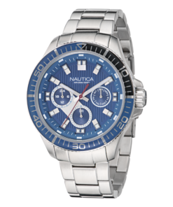 Zegarek żeglarski Nautica NAPWRS505 – Zegarek żeglarski Nautica NAPWRS505 – NCT Windrose multifunction — widok z przodu, pełny zegarek