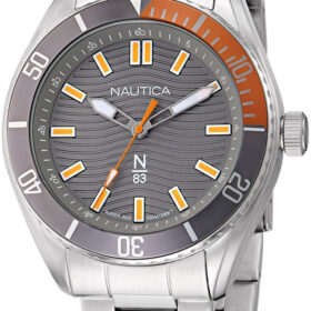 Zegarek żeglarski Nautica NAPFWS501 – Finn World Stainless Steel (kolekcja 500)
