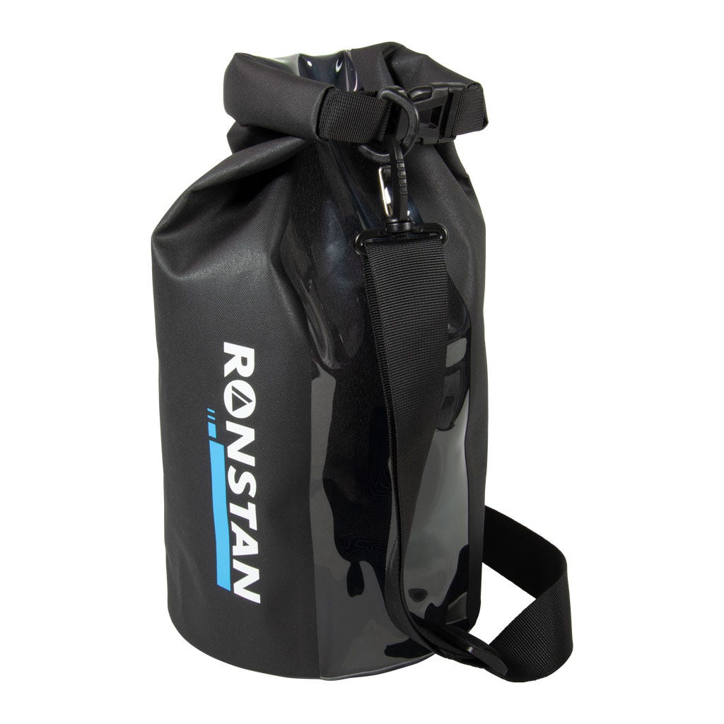 Ronstan Dry Roll-Top 10L torba żeglarska wodoodporna z okienkiem RF4012 widok boczny