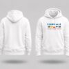 Bluza żeglarska personalizowana kangurka — komplet załogi, cztery ujęcia: bok, tył, przód z nadrukiem, bok