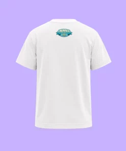 Tył koszulki dziecięcej NAVI Kids — emblemat Sea Friends Club