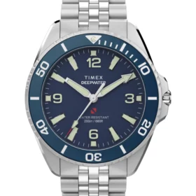 Timex Deepwater Arctic TW2Y64600 — 40,5 mm, niebieska tarcza, bransoleta